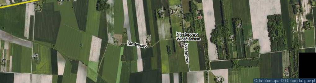 Zdjęcie satelitarne Niestępowo Włościańskie ul.
